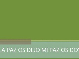 LA PAZ OS DEJO MI PAZ OS DOY