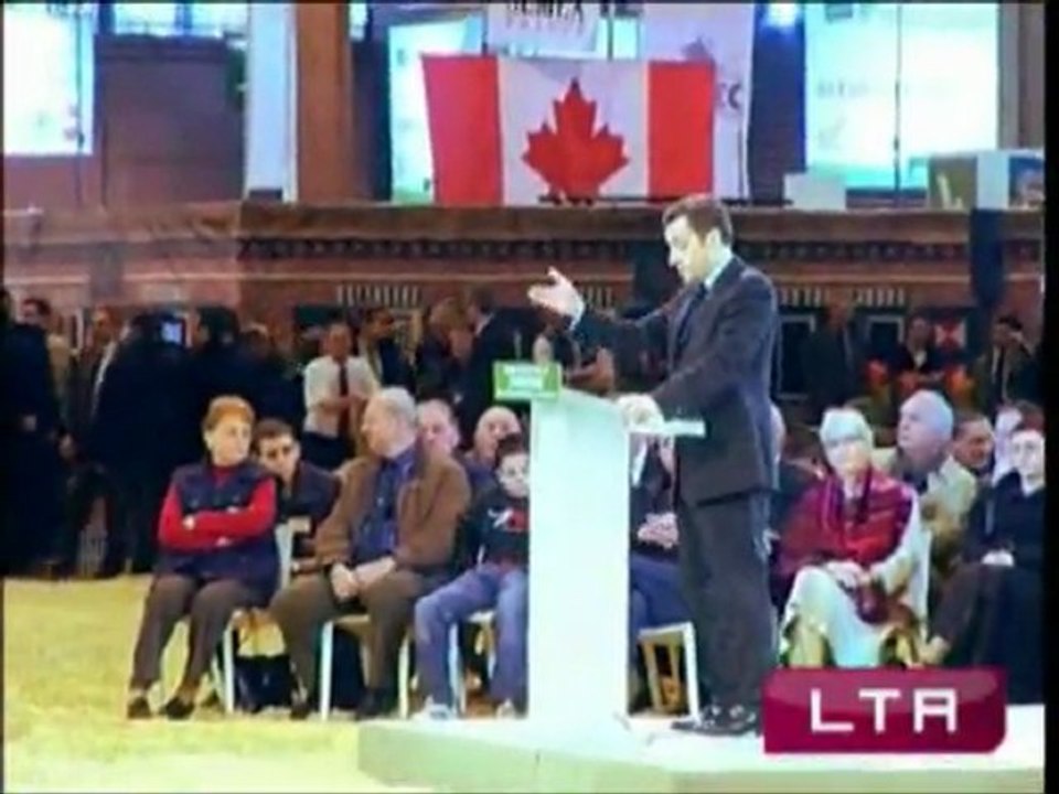 Sarkozy au Salon de l'agriculture 2008 (reportage politique)