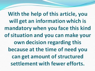 Know about Structured settlement and annuity