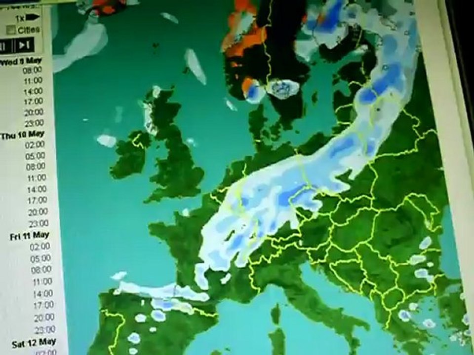 Prévision météo du mercredi 09 mai 2012 de Gigi