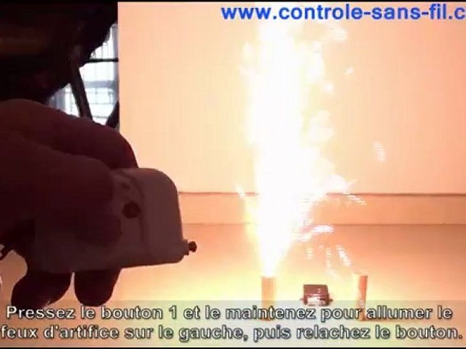 Controle à distance d'allumage de feux d'artifice électrique 9v