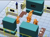 ABB Robot  ROBOTMER -IRB 6400 Pres Otomasyon Simulasyonu Robot Studio