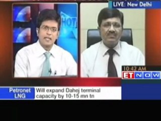 Petronet LNG - Gains in trade on news of falling KG-D6 gas output