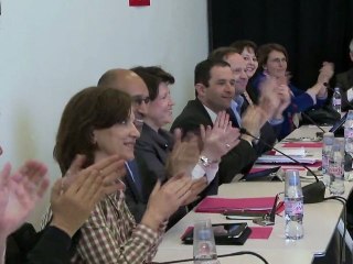 Martine Aubry lors du Bureau National du 9 mai 2012