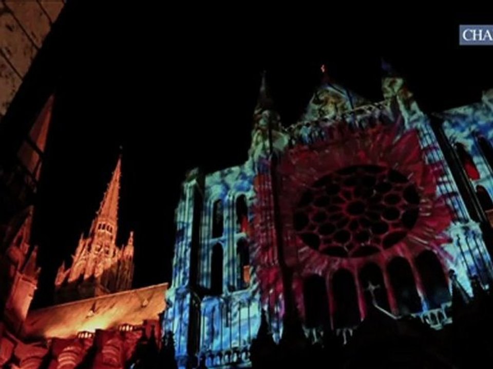 Chartres en Lumières 2012: derniers réglages avant l'ouverture.
