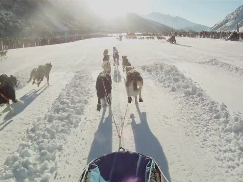 Riding with the Champ' - on board Radek Havrda's sled on La Grande Odyssée 2012 trail