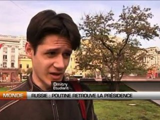 Russie, Poutine retrouve la présidence