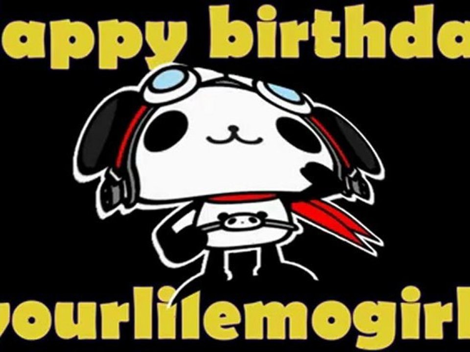 Happy birthday, yourlilemogirl!