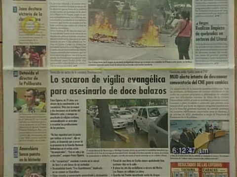 Titulares de Primera Página este 09 de Mayo