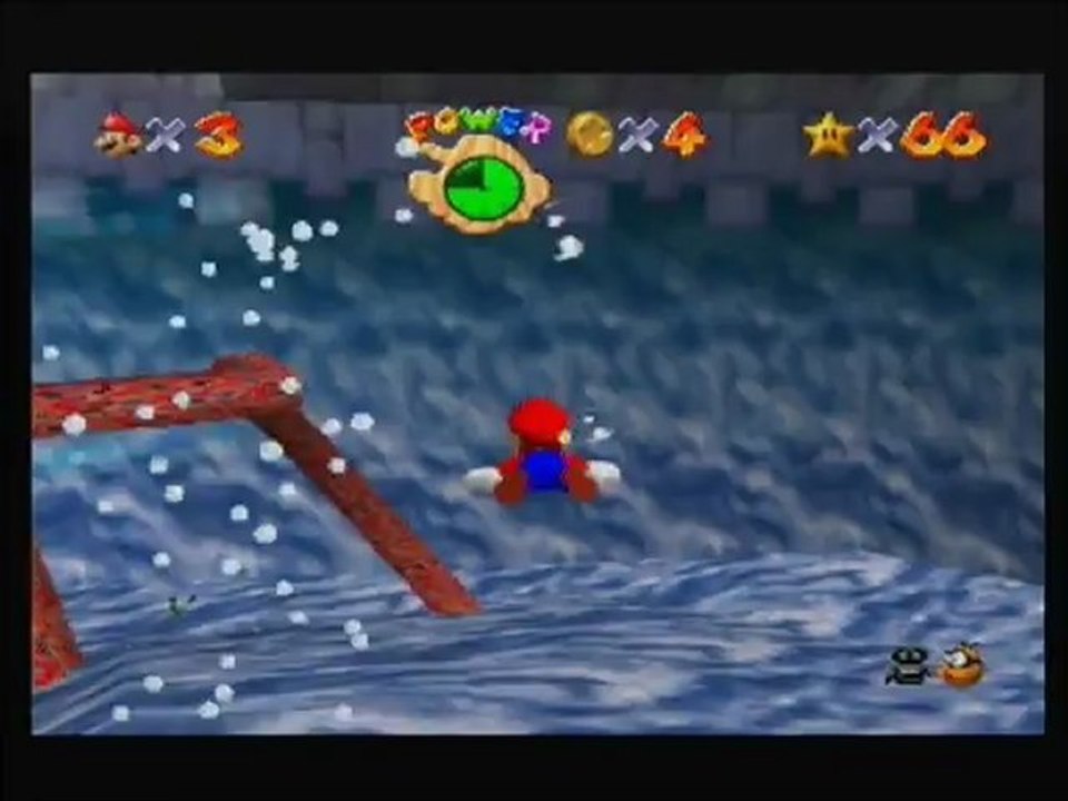 Walkthrough Super Mario 64 : Affreux Bassin (Partie1)
