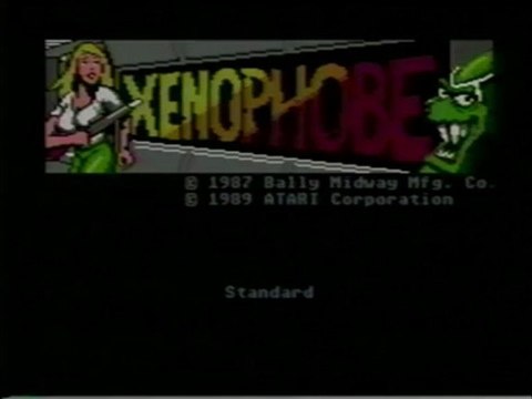 Classic Game Room - XENOPHOBE for Atari 7800 review