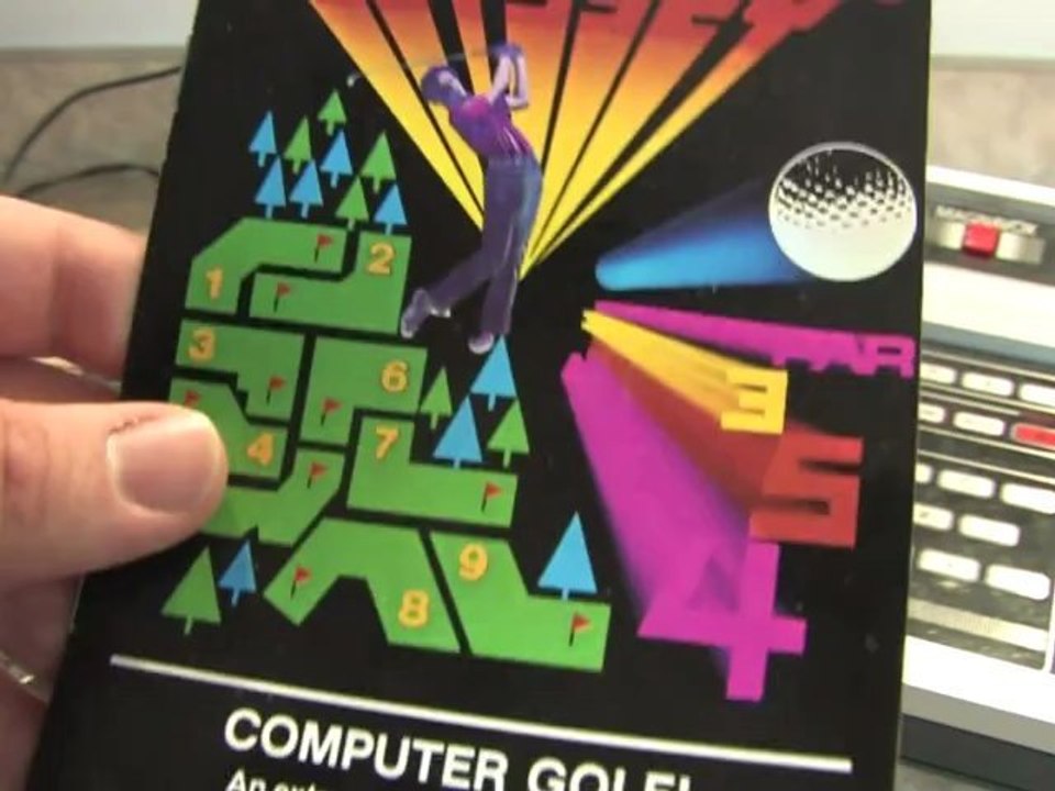 Classic Game Room - COMPUTER GOLF! for Magnavox Odyssey 2 review