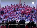 Putin plays ice hockey - no comment