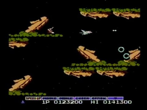 Classic Game Room - GRADIUS for Nintendo NES review