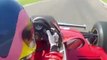 Jacques Villeneuve Driving Gilles Villeneuves 1979 Ferrari F1 Car (30th anniversary)