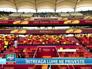 Behind the scenes of the UEFA Cup Bucharest 9 Mai 2012