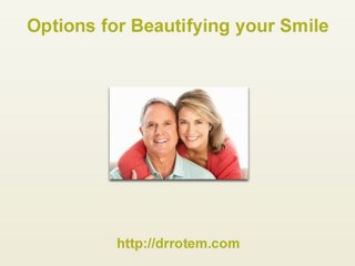 A NJ Dentist - Options for Beautifying your Smile