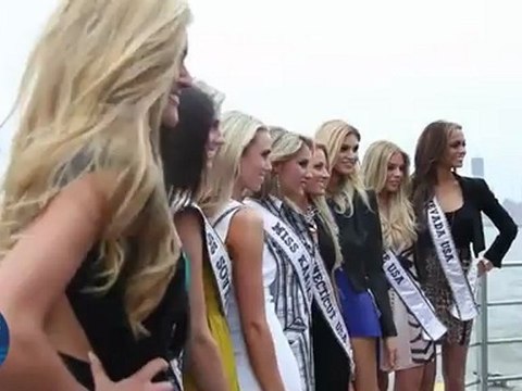 51 Miss USA 2012 Contestants on One Boat Makes for a Fun Ride