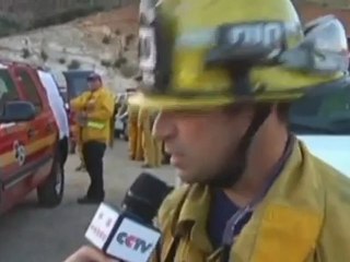 Forest Fire Breaks Out in Los Angeles