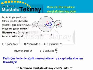 Kütle (Ağırlık) Merkezi konu anlatımlı video izle