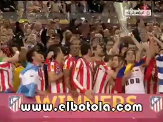 مراسيم تتويج أ.مدريد بلقب اليوروبا ليغ