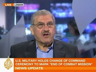 US troops mark shift in Iraq mission.