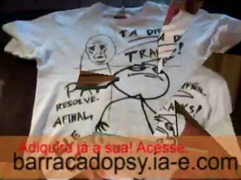 Camisas Paint - Escreva, desenhe, PERSONALIZE a sua própria camisa!