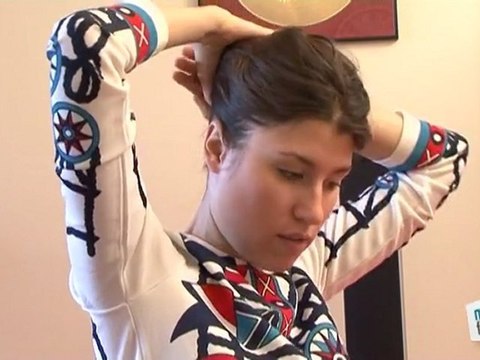 Tuto Coiffure 2 minute chignon banane