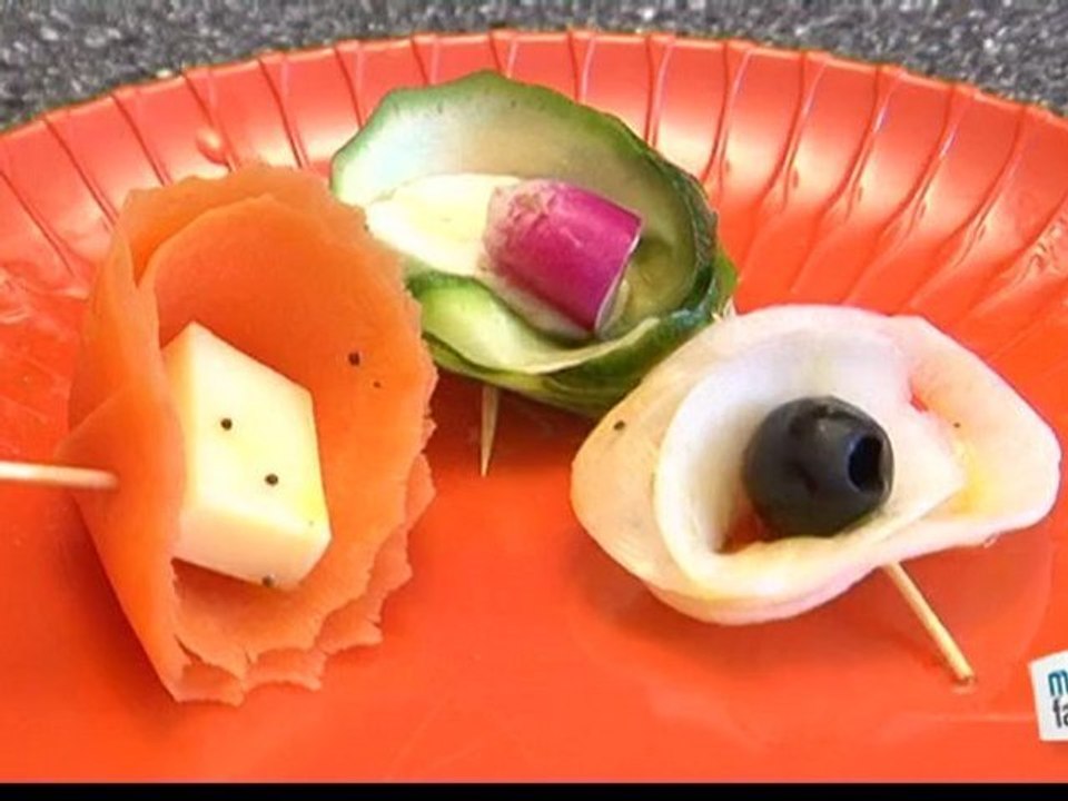 Cuisine : Recette apéritif : des légumes en fleur