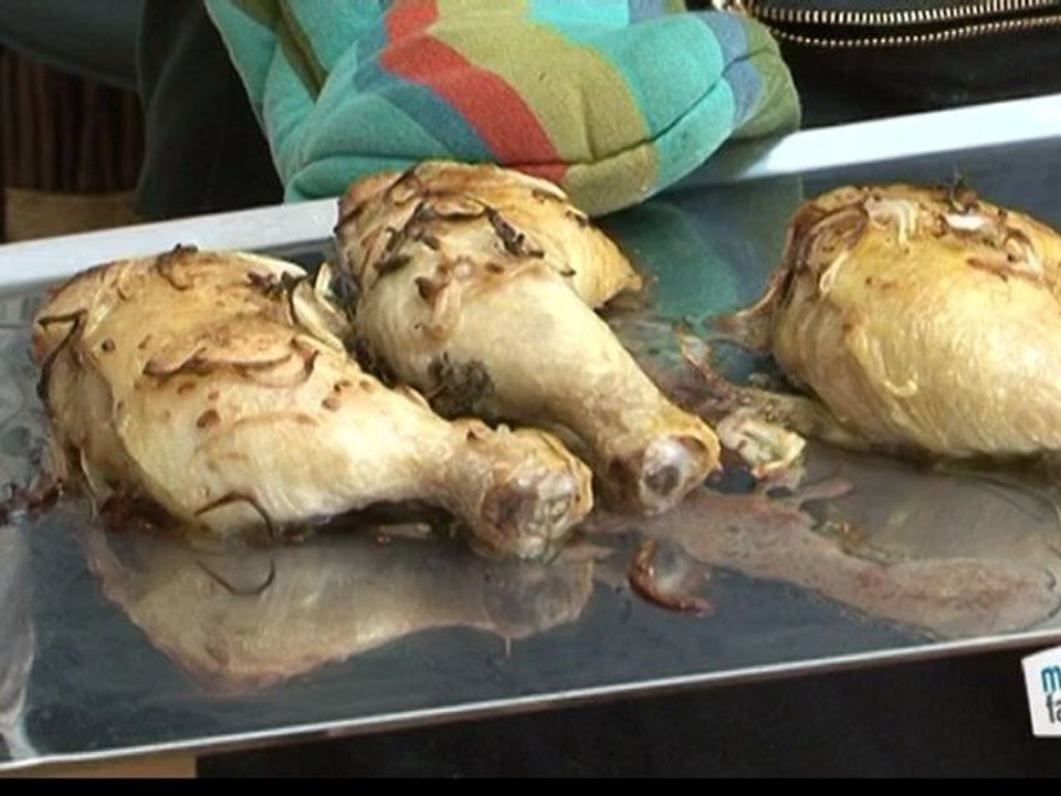 Cuisine : Cuire des cuisses de poulet à basse température