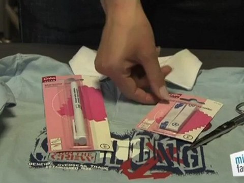 Sports Loisirs : Fixer une étiquette thermocollante sur un vêtement