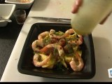 Cuisine : Recette de salade de saumon et crevettes