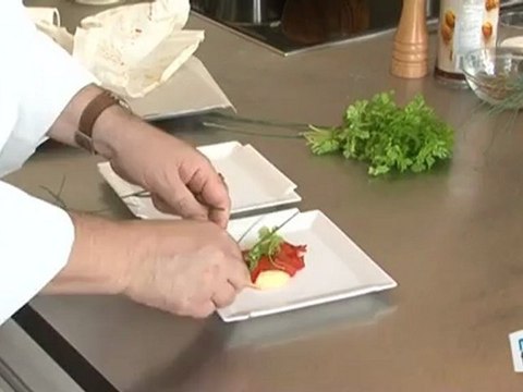 Cuisine : Recette de papillotes de poivron au Saint Marcellin