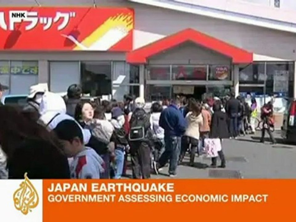 Earthquake dents Japan's economy