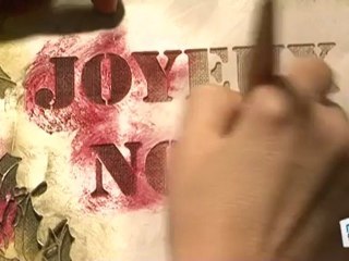 Sports Loisirs : Faire un set de table avec pochoir