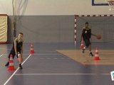 Exercices de dribles au Basket