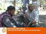 Libyan troops shell western mountains