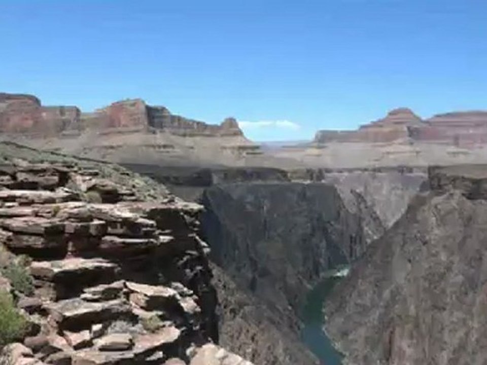 Vue de notre "Bright Angel Trail" Grand Canyon