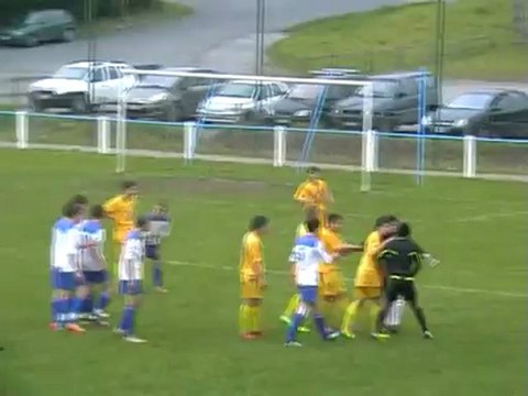 Quart Coupe Creuse U17 2nde mi tps Felletin Guéret le 8 mai 2012