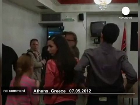 Neo nazi members ask journalists to stand... - no comment