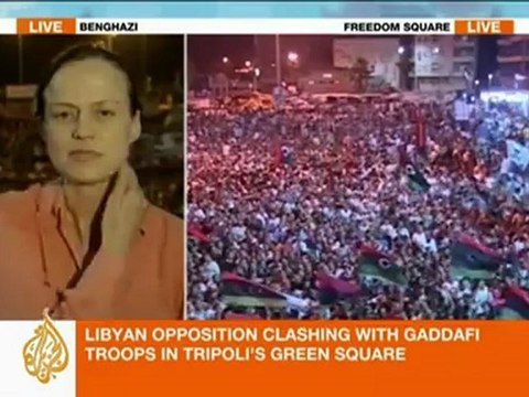 Jacky Rowland reports live from Benghazi