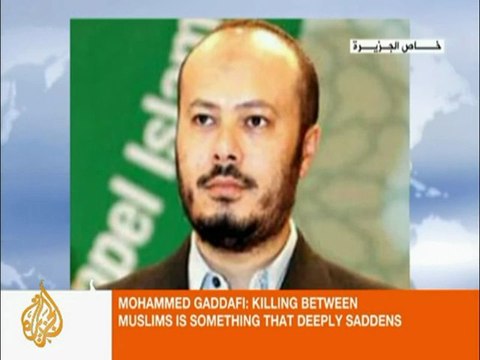 Gaddafi son in Libyan rebel custody