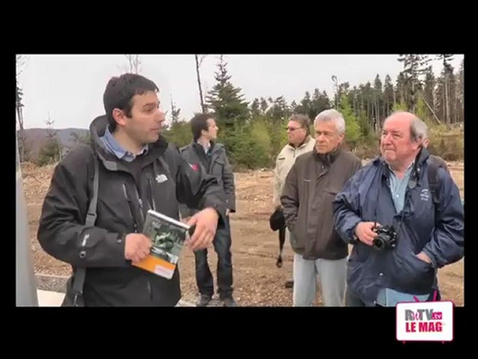 Eoliennes sur les monts de la Madeleine