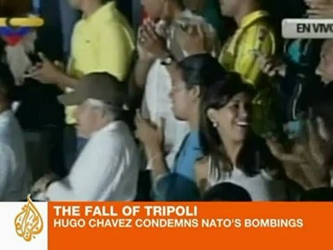 Venezuela's Chavez condemns US & European involvement in Libya