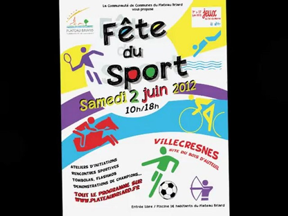 Préparation Flash mob - fête du sport - Villecresnes - 2 juin 2012