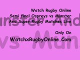 Semi final Match Live Ospreys vs Munster