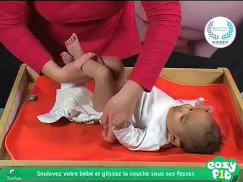 comment mettre la couche lavable easy fits tots bots
