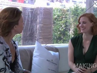 Actress Jessica Chastain at Cannes 2011