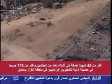 Aerial footage shows Damascus blast site