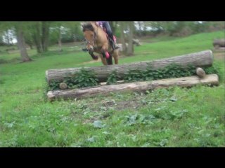 Séance de cross pour Jeanne et Flocon 08-05-12